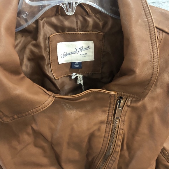 Universal Thread Faux Leather Jacket - Picture 3 of 8